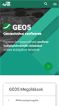 Mobile Screenshot of geosoftware.hu